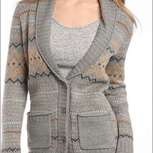 Fair Isle Cardigan Sweater I Heart Ronson M